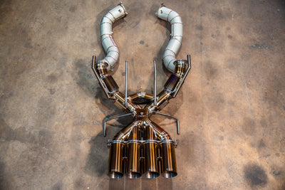 Valvetronic Designs - Mclaren 765LT F1 Race Exhaust System - MAC.765LT.F1.TI