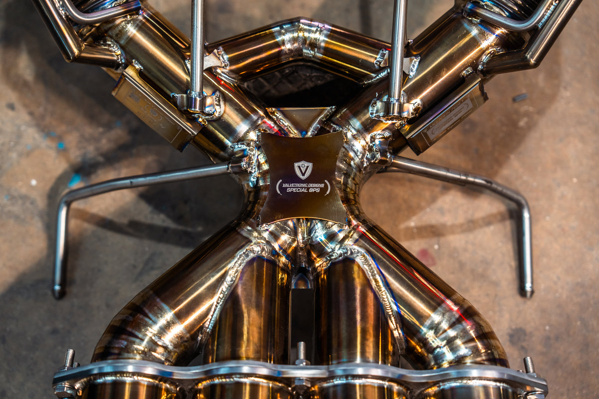 Valvetronic Designs - Mclaren 765LT F1 Race Exhaust System - MAC.765LT.F1.TI