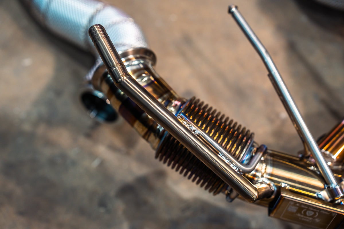 Valvetronic Designs - Mclaren 765LT F1 Race Exhaust System - MAC.765LT.F1.TI