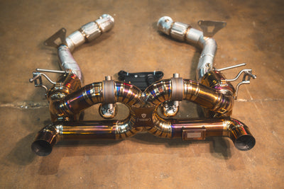 Valvetronic Designs - Ferrari 488 GTB Valved Sport Exhaust System - FER.488.VSES.TI