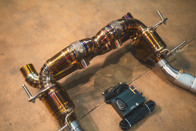 Valvetronic Designs - Ferrari 488 GTB Valved Sport Exhaust System - FER.488.VSES.TI