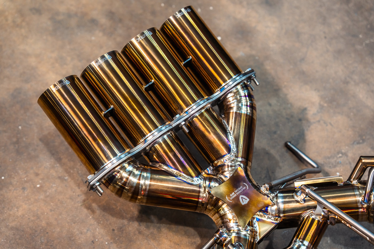 Valvetronic Designs - Mclaren 765LT F1 Race Exhaust System - MAC.765LT.F1.TI