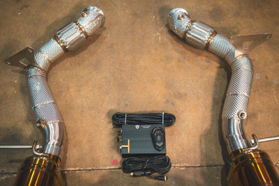 Valvetronic Designs - Ferrari 488 GTB Valved Sport Exhaust System - FER.488.VSES.TI