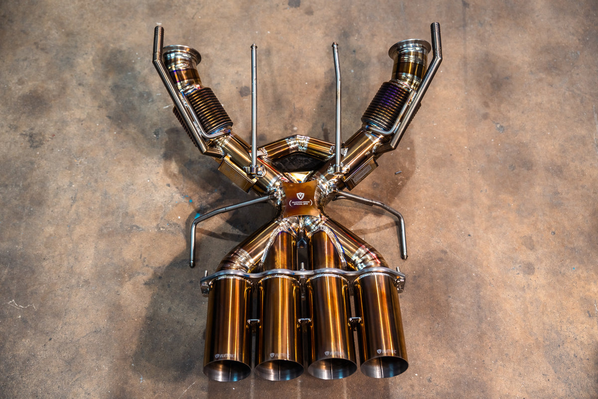 Valvetronic Designs - Mclaren 765LT F1 Race Exhaust System - MAC.765LT.F1.TI
