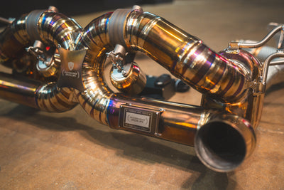 Valvetronic Designs - Ferrari 488 GTB Valved Sport Exhaust System - FER.488.VSES.TI