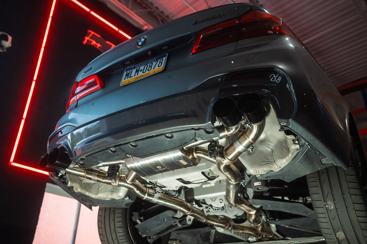Valvetronic Designs - BMW G30 M550I Valved - BMW.G30.M550i.VSES.BR.BRSH, BMW.G30.M550i.VSES.BR.BRT, BMW.G30.M550i.VSES.BR.BLK, BMW.G30.M550i.VSES.BR.FC, BMW.G30.M550i.VSES.BR.RC, BMW.G30.M550i.VSES.TI.BRSH, BMW.G30.M550i.VSES.TI.BRT, BMW.G30.M550i.VSES.TI