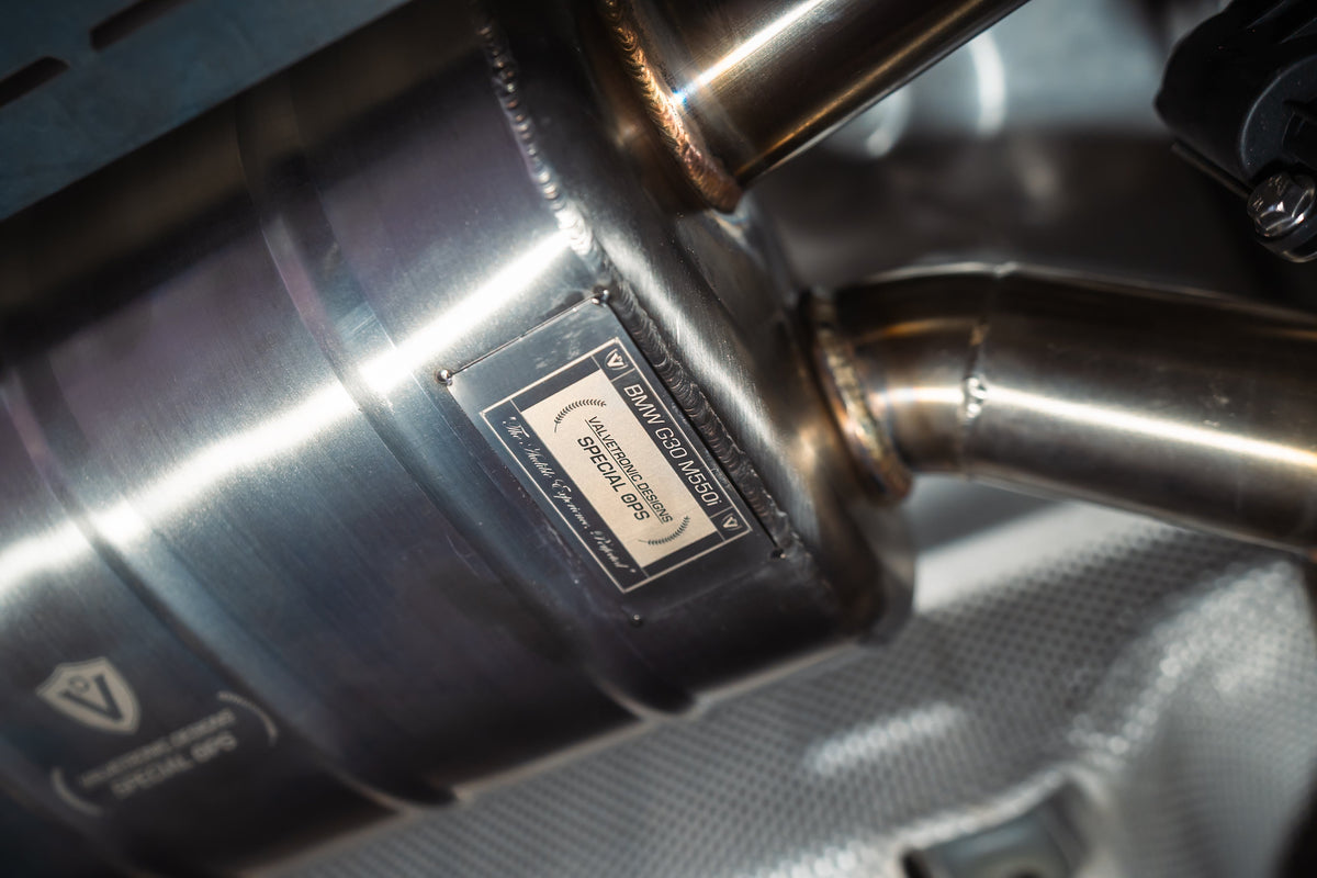 Valvetronic Designs - BMW G30 M550I Valved - BMW.G30.M550i.VSES.BR.BRSH, BMW.G30.M550i.VSES.BR.BRT, BMW.G30.M550i.VSES.BR.BLK, BMW.G30.M550i.VSES.BR.FC, BMW.G30.M550i.VSES.BR.RC, BMW.G30.M550i.VSES.TI.BRSH, BMW.G30.M550i.VSES.TI.BRT, BMW.G30.M550i.VSES.TI