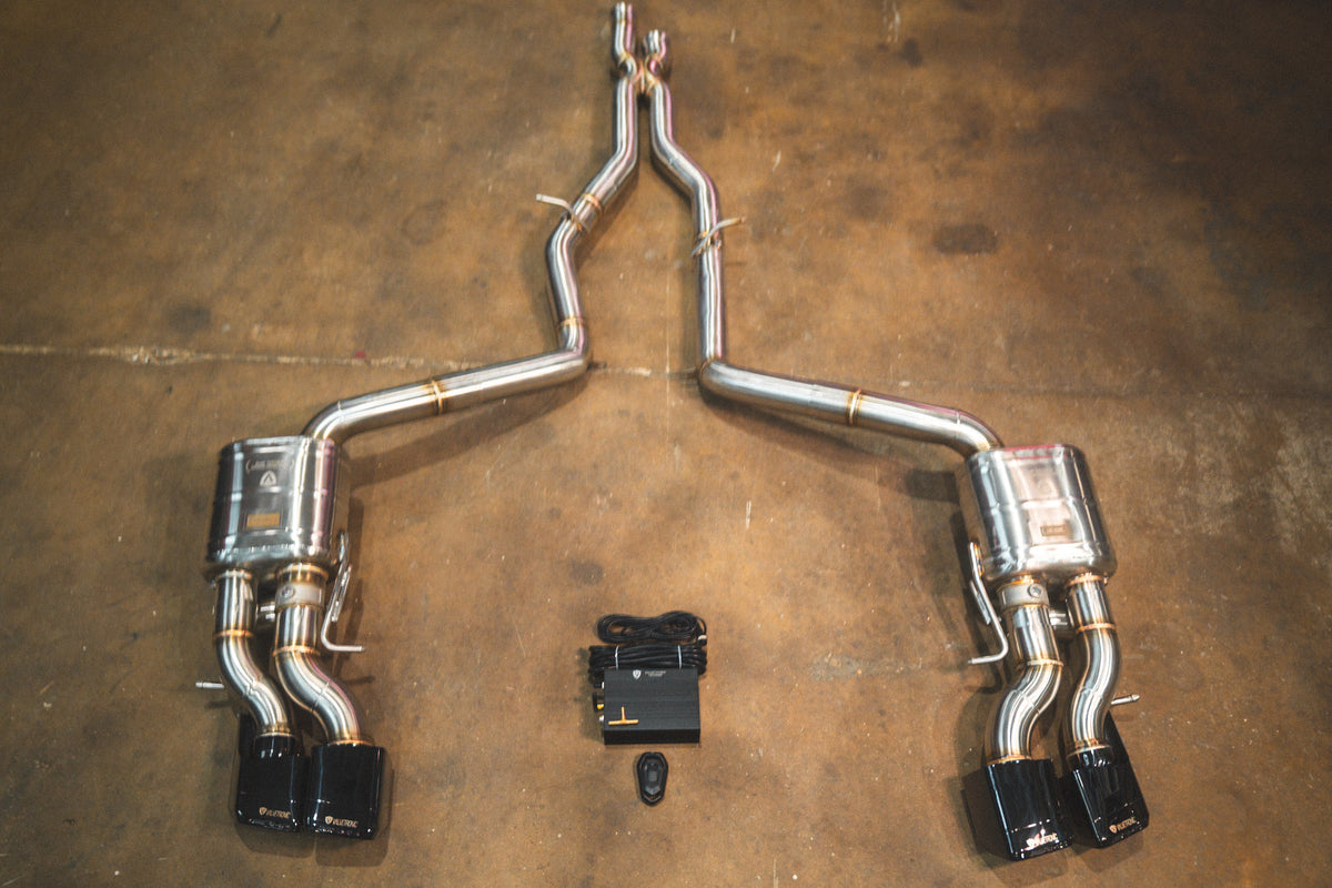 Valvetronic Designs - Mercedes W218 CLS63 AMG Valved Sport Exhaust System - MER.CLS63.AMG.VSES.BR