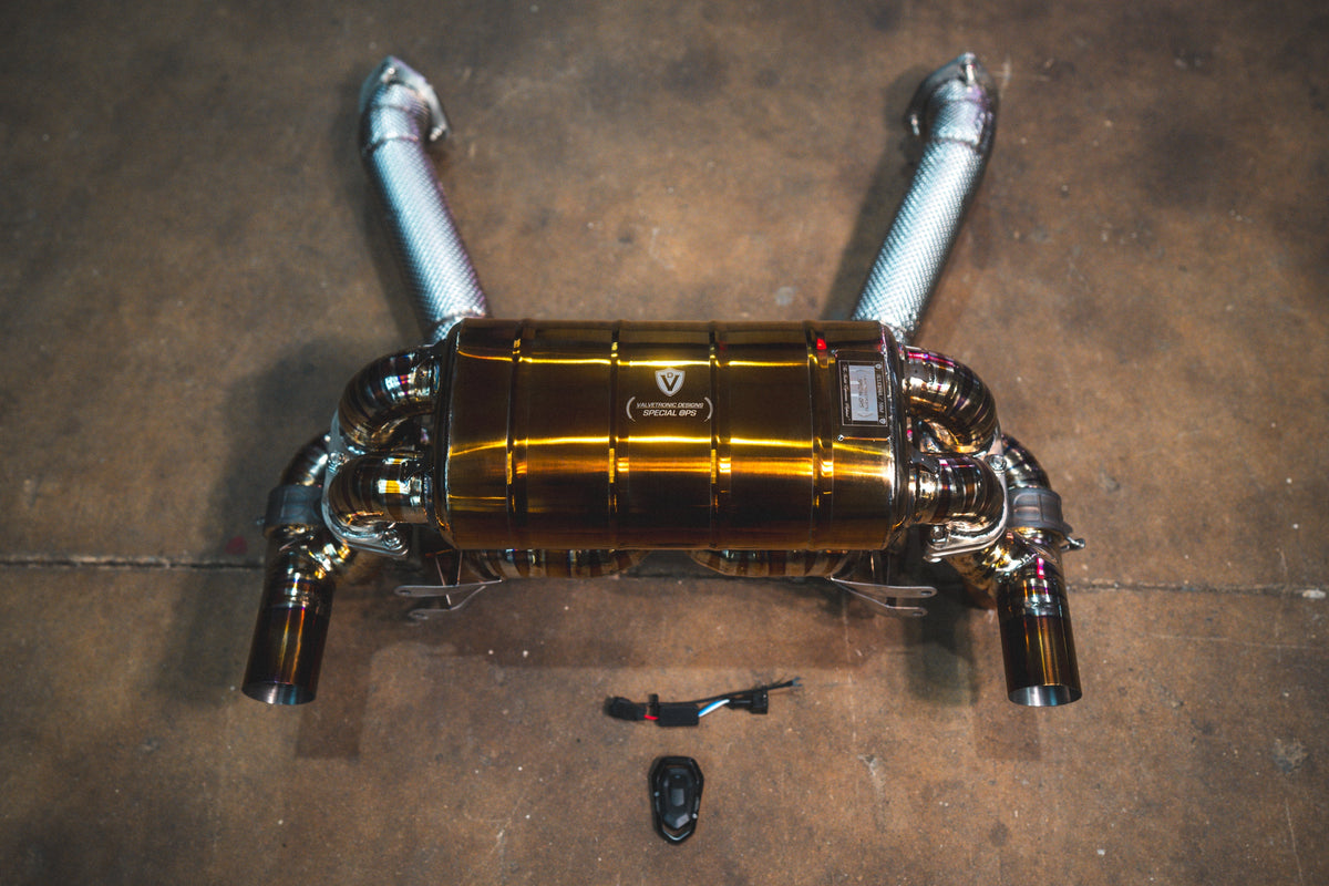 Valvetronic Designs - Ferrari F430 Scuderia / 16M Valved Sport Exhaust System - FER.SCUD.VSES.TI