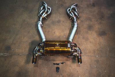 Valvetronic Designs - Ferrari F430 Scuderia / 16M Valved Sport Exhaust System - FER.SCUD.VSES.TI