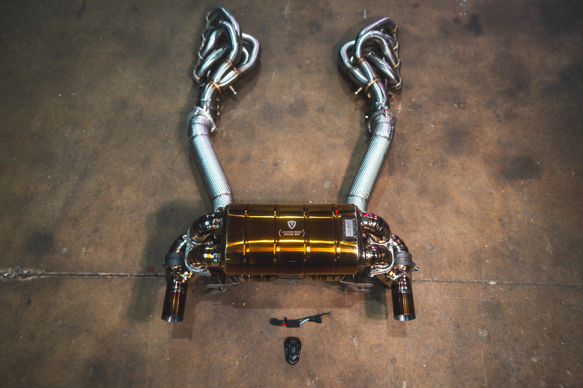 Valvetronic Designs - Ferrari F430 Scuderia / 16M Valved Sport Exhaust System - FER.SCUD.VSES.TI