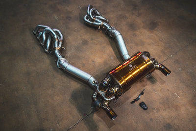 Valvetronic Designs - Ferrari F430 Scuderia / 16M Valved Sport Exhaust System - FER.SCUD.VSES.TI