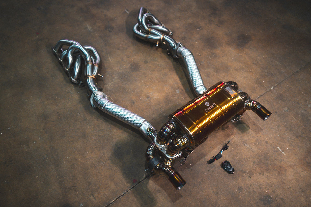 Valvetronic Designs - Ferrari F430 Scuderia / 16M Valved Sport Exhaust System - FER.SCUD.VSES.TI