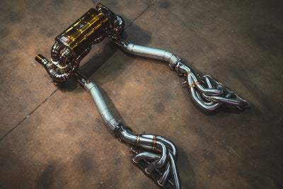 Valvetronic Designs - Ferrari F430 Scuderia / 16M Valved Sport Exhaust System - FER.SCUD.VSES.TI