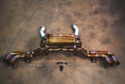 Valvetronic Designs - Ferrari F430 Valved Sport Exhaust System - FER.F430.VSES.TI