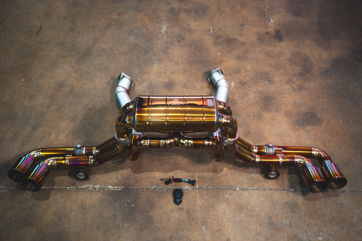 Valvetronic Designs - Ferrari F430 Valved Sport Exhaust System - FER.F430.VSES.TI