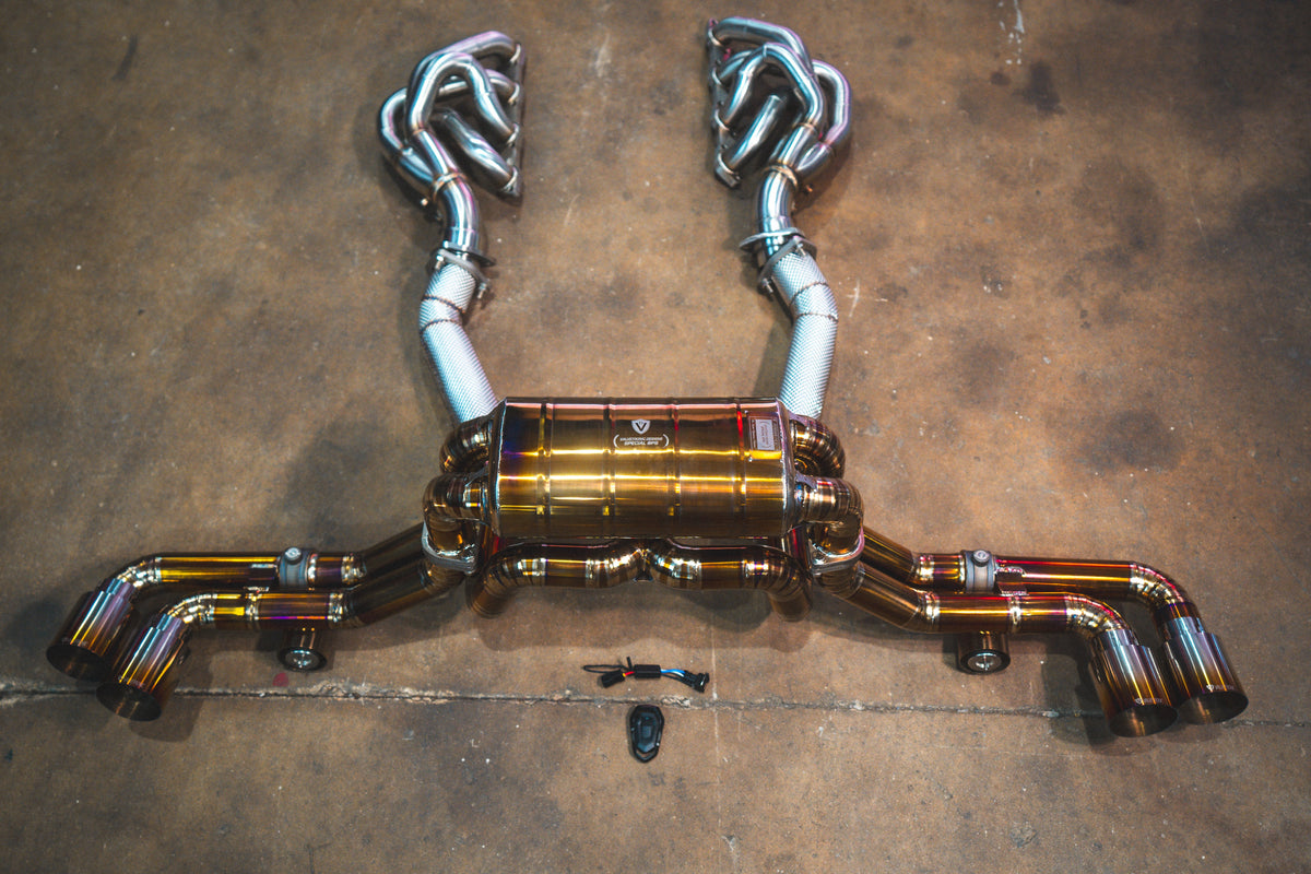 Valvetronic Designs - Ferrari F430 Valved Sport Exhaust System - FER.F430.VSES.TI