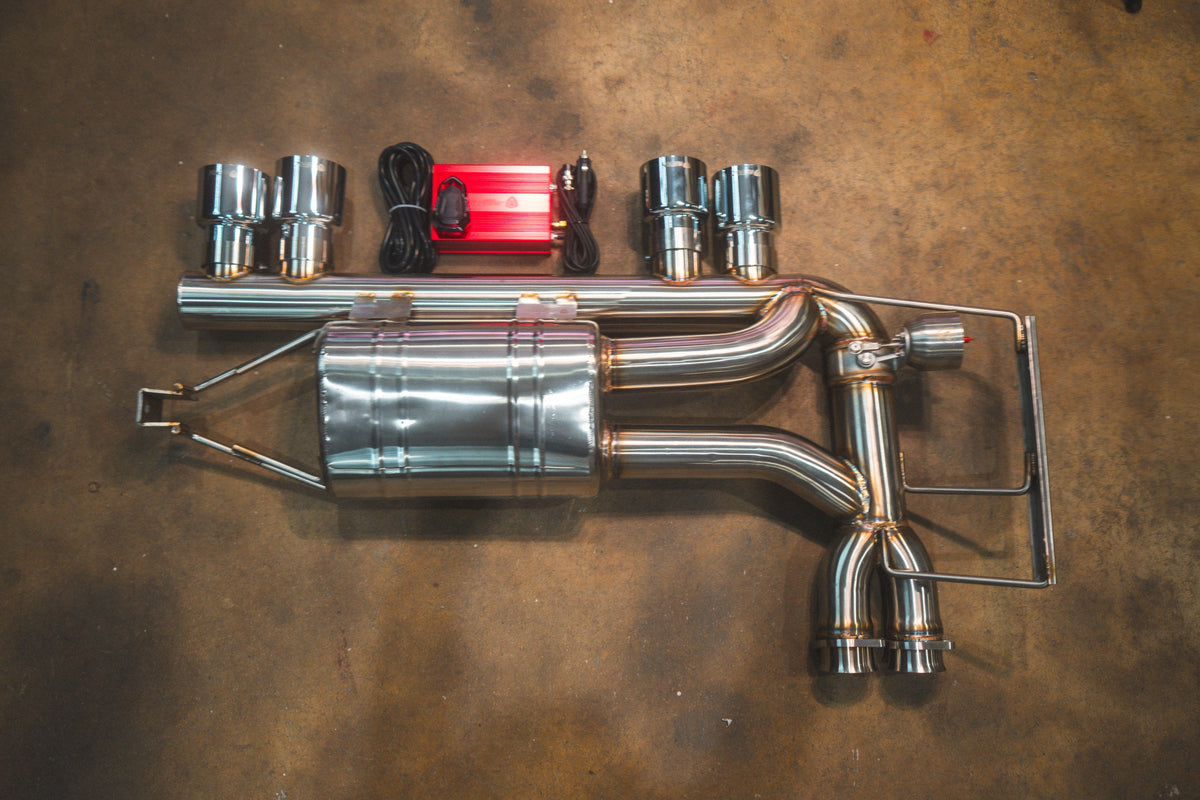 Valvetronic Designs - BMW E46 M3 Valved Sport Exhaust - BMW.E46.M3.VSES.BR, BMW.E46.M3.VSES.TI