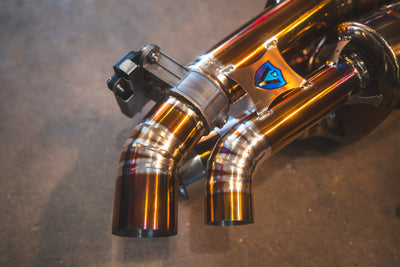 Valvetronic Designs - Valvetronic Valved Sport Exhaust System for Porsche 992 Carrera / Turbo - POR.992.TUR.VSES.TI