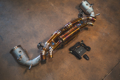 Valvetronic Designs - Valvetronic Valved Sport Exhaust System for Porsche 992 Carrera / Turbo - POR.992.TUR.VSES.TI