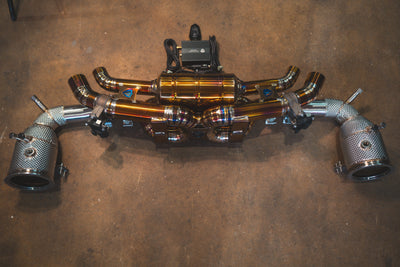 Valvetronic Designs - Valvetronic Valved Sport Exhaust System for Porsche 992 Carrera / Turbo - POR.992.TUR.VSES.TI