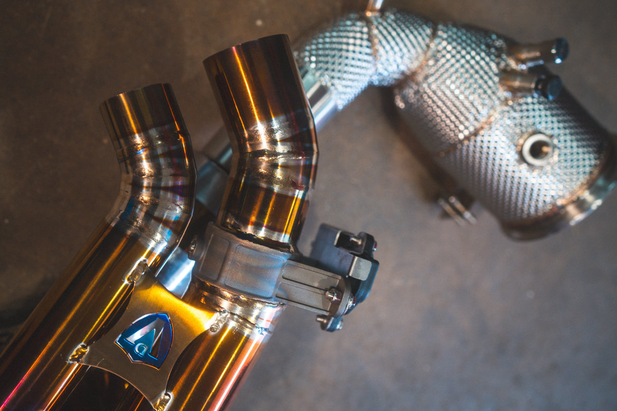Valvetronic Designs - Valvetronic Valved Sport Exhaust System for Porsche 992 Carrera / Turbo - POR.992.TUR.VSES.TI