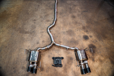 Valvetronic Designs - Subaru FA20 WRX Valved Sport Exhaust System - SUB.FA20.WRX.VSES.BR, SUB.FA20.WRX.VSES.TI