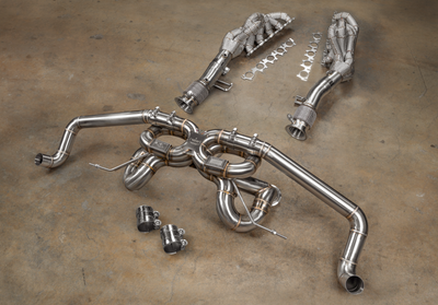 Valvetronic Designs - Audi R8 True F1 Exhaust System - AUD.R8.V10.GEN2.F1.BR, AUD.R8.V10.GEN2.F1.TI, AUD.R8.V10.GEN1.F1.BR
