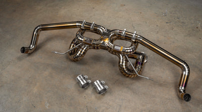 Valvetronic Designs - Audi R8 True F1 Exhaust System - AUD.R8.V10.GEN2.F1.BR, AUD.R8.V10.GEN2.F1.TI, AUD.R8.V10.GEN1.F1.BR
