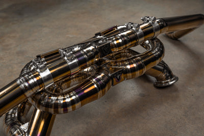Valvetronic Designs - Audi R8 True F1 Exhaust System - AUD.R8.V10.GEN2.F1.BR, AUD.R8.V10.GEN2.F1.TI, AUD.R8.V10.GEN1.F1.BR