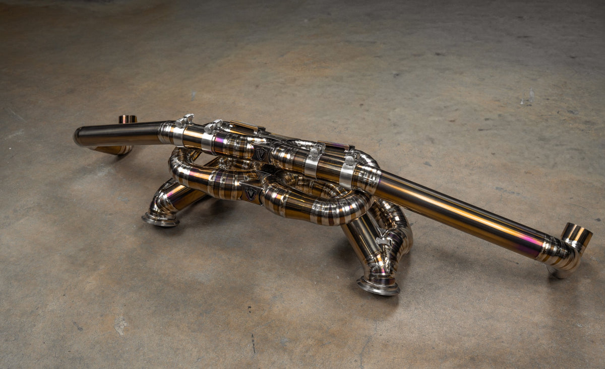 Valvetronic Designs - Audi R8 True F1 Exhaust System - AUD.R8.V10.GEN2.F1.BR, AUD.R8.V10.GEN2.F1.TI, AUD.R8.V10.GEN1.F1.BR