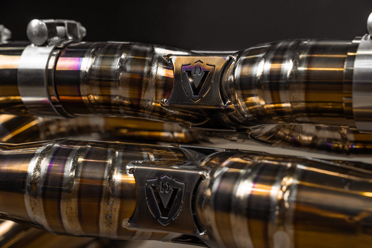 Valvetronic Designs - Audi R8 True F1 Exhaust System - AUD.R8.V10.GEN2.F1.BR, AUD.R8.V10.GEN2.F1.TI, AUD.R8.V10.GEN1.F1.BR