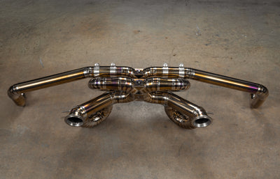 Valvetronic Designs - Audi R8 True F1 Exhaust System - AUD.R8.V10.GEN2.F1.BR, AUD.R8.V10.GEN2.F1.TI, AUD.R8.V10.GEN1.F1.BR