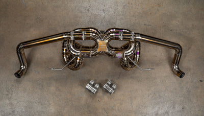 Valvetronic Designs - Audi R8 True F1 Exhaust System - AUD.R8.V10.GEN2.F1.BR, AUD.R8.V10.GEN2.F1.TI, AUD.R8.V10.GEN1.F1.BR