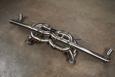 Valvetronic Designs - Audi R8 True F1 Exhaust System - AUD.R8.V10.GEN2.F1.BR, AUD.R8.V10.GEN2.F1.TI, AUD.R8.V10.GEN1.F1.BR