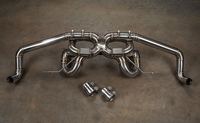 Valvetronic Designs - Audi R8 True F1 Exhaust System - AUD.R8.V10.GEN2.F1.BR, AUD.R8.V10.GEN2.F1.TI, AUD.R8.V10.GEN1.F1.BR