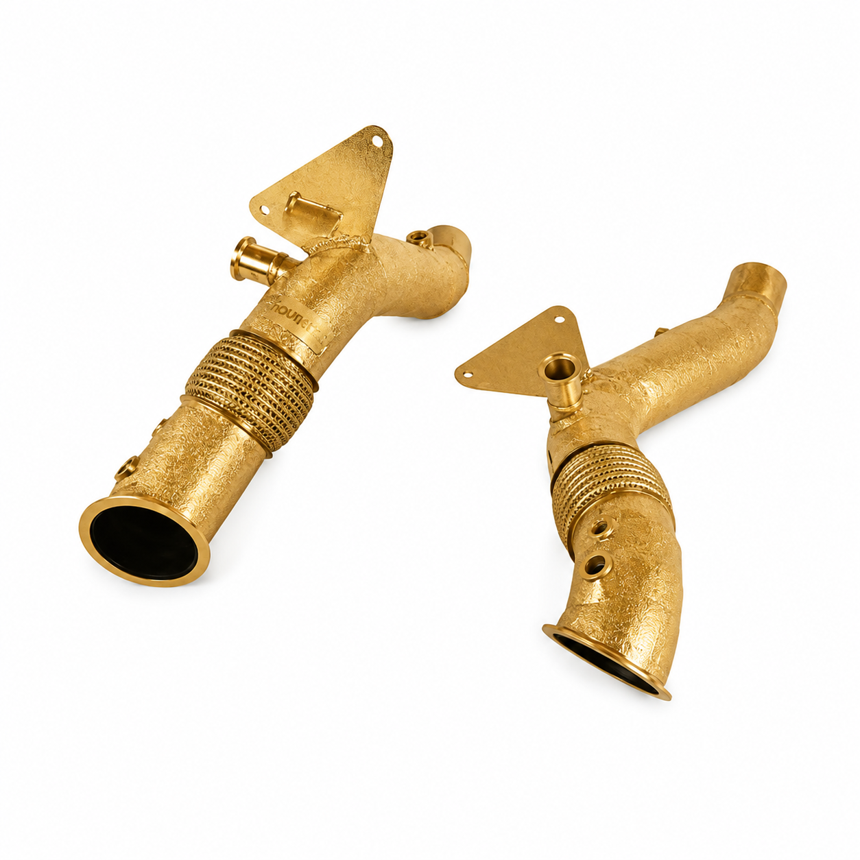 Catalyst-Replacement Pipe (Set Of Two) - Ferrari F8 Tributo / F8 Spider - F1 444 44/ 60 - Novitec