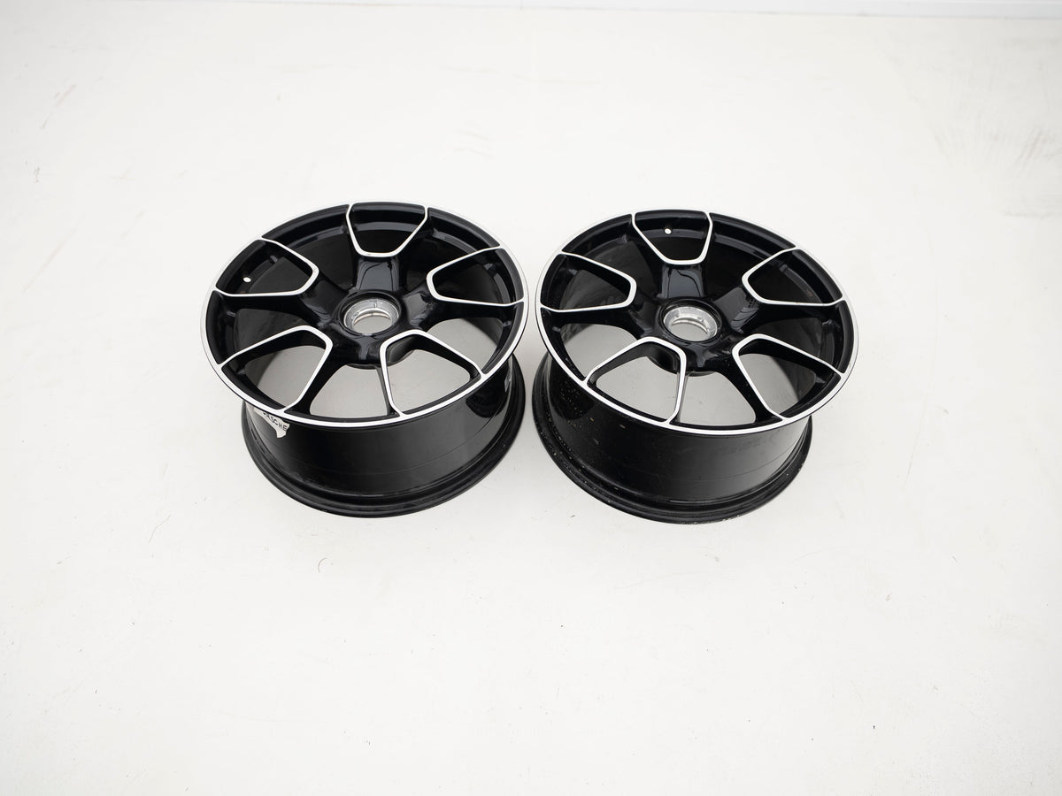 Porsche 992 Turbo S Exclusive Design 20"/21" Wheel Set - 992601025AF041 / 992601025AG041 - Used