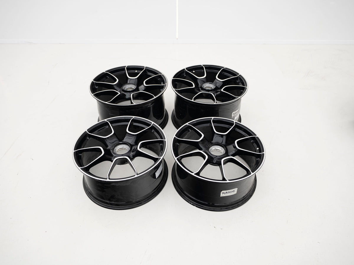 Porsche 992 Turbo S Exclusive Design 20"/21" Wheel Set - 992601025AF041 / 992601025AG041 - Used