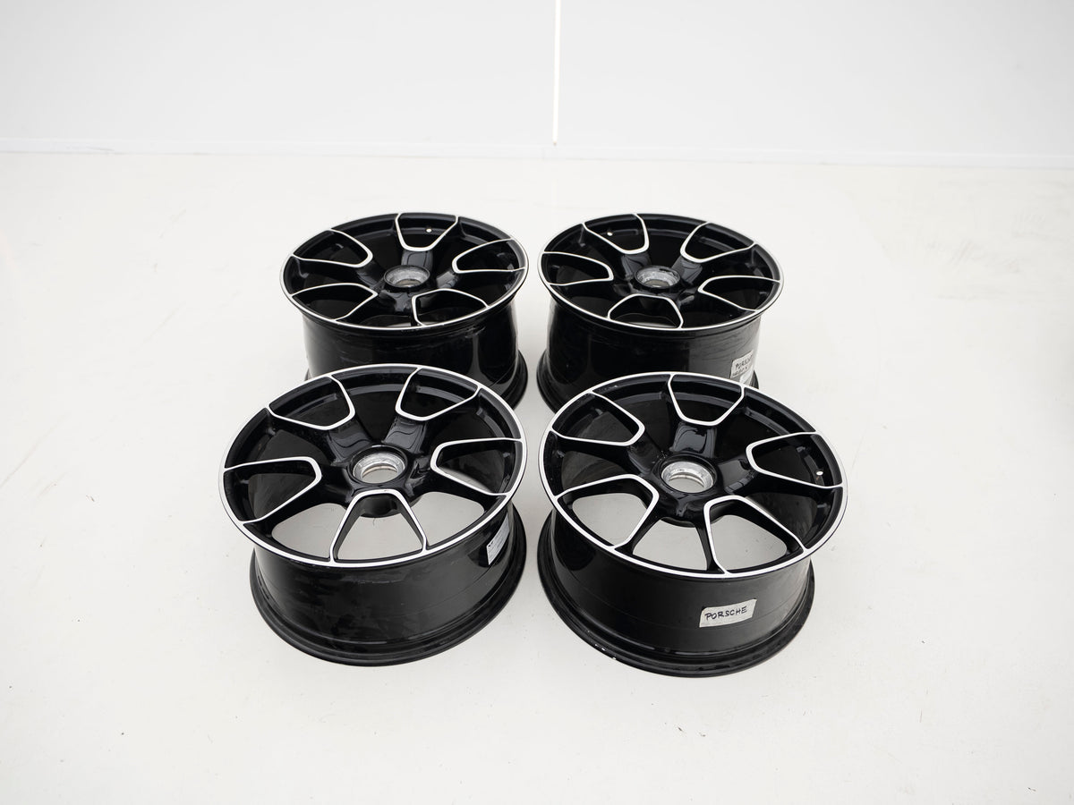 Porsche 992 Turbo S Exclusive Design 20"/21" Wheel Set - 992601025AF041 / 992601025AG041 - Used