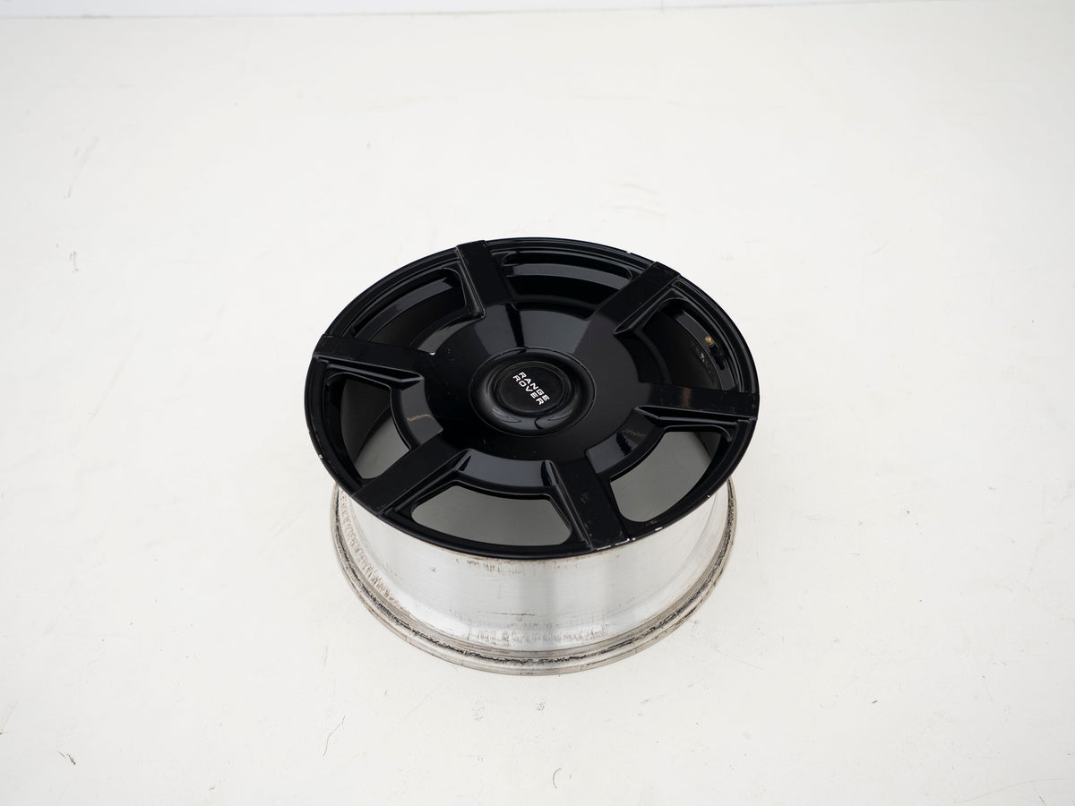 Aftermarket 23" Six-Spoke Gloss Black Wheel Set - Used