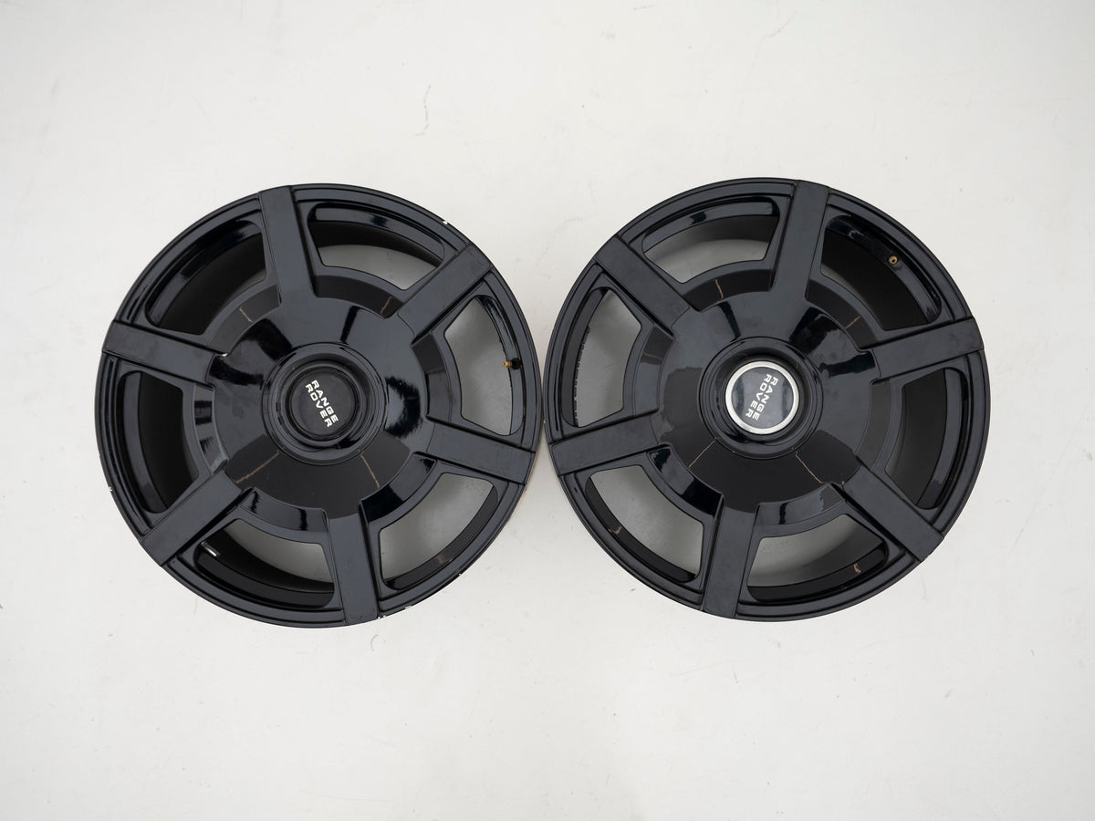 Aftermarket 23" Six-Spoke Gloss Black Wheel Set - Used