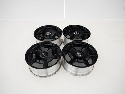 Aftermarket 23" Six-Spoke Gloss Black Wheel Set - Used