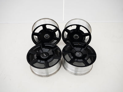 Aftermarket 23" Six-Spoke Gloss Black Wheel Set - Used
