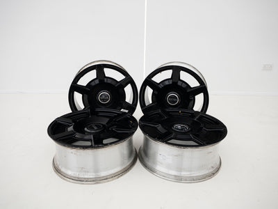 Aftermarket 23" Six-Spoke Gloss Black Wheel Set - Used