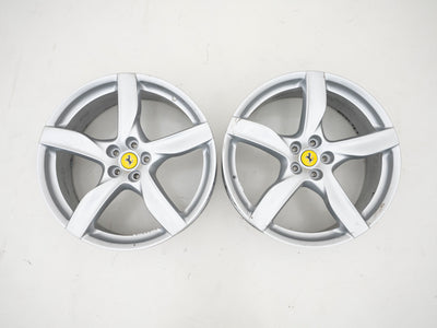 Ferrari Purosangue 22"/23" Silver Wheel Set - 983055 / 983056 - Used