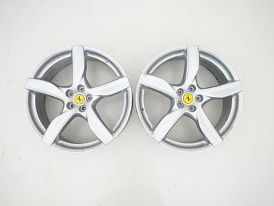 Ferrari Purosangue 22"/23" Silver Wheel Set - 983055 / 983056 - Used