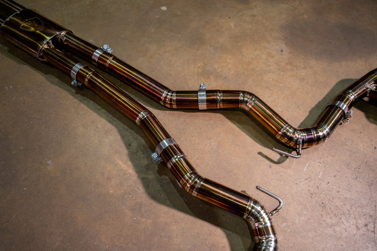 Valvetronic Designs - Ford Mustang GT S550 Valved Sport Exhaust System - FRD.S550.S650.VSES.BR, FRD.S550.S650.VSES.TI
