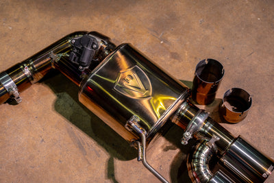 Valvetronic Designs - Ford Mustang GT S550 Valved Sport Exhaust System - FRD.S550.S650.VSES.BR, FRD.S550.S650.VSES.TI