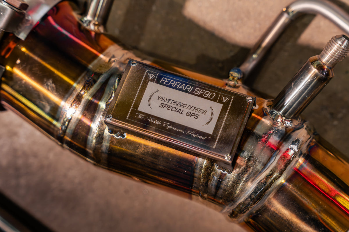 Valvetronic Designs - Ferrari SF90 RACE F1 Exhaust System - FER.SF90.F1.TI